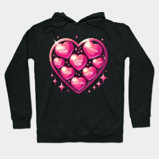 Valentine's Day Hearts Hoodie